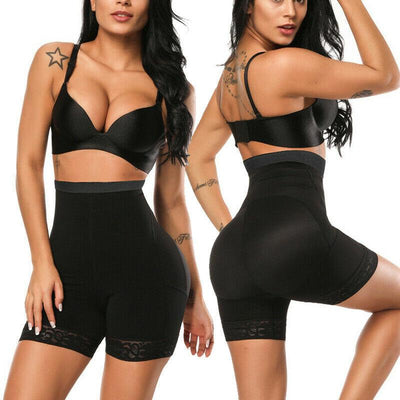 High Waist Booty Shaper (Black) - Hourglass Waist