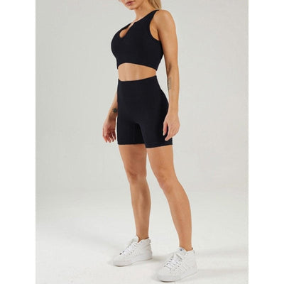 Shapewear Shorts (Black) - Hourglass Waist