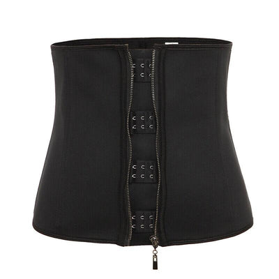 Zip Latex Waist Trainer - Hourglass Waist