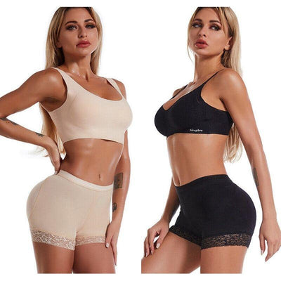 Shapewear Shorts for Women Lace Underwear High Waist Boot Cut Shapeware  Butt Lifting Shorts for Women Boyshorts, Beige, Small : :  Clothing, Shoes & Accessories